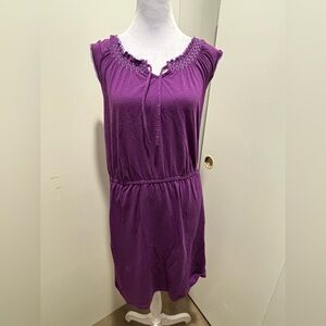 Old Navy Purple Vintage Y2K Midi Dress